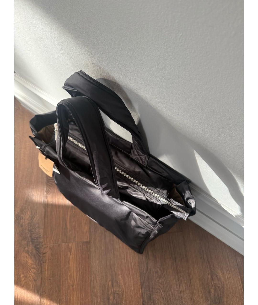 BURBERRY Черная сумка тоут, фото 2