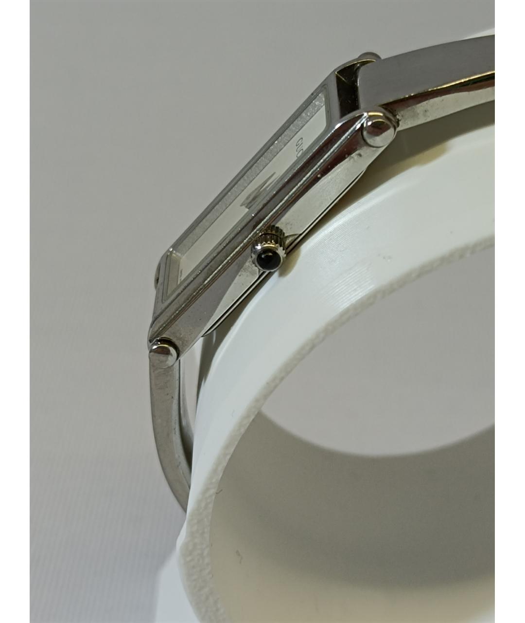 GUCCI Серебряные металлические часы, фото 3
