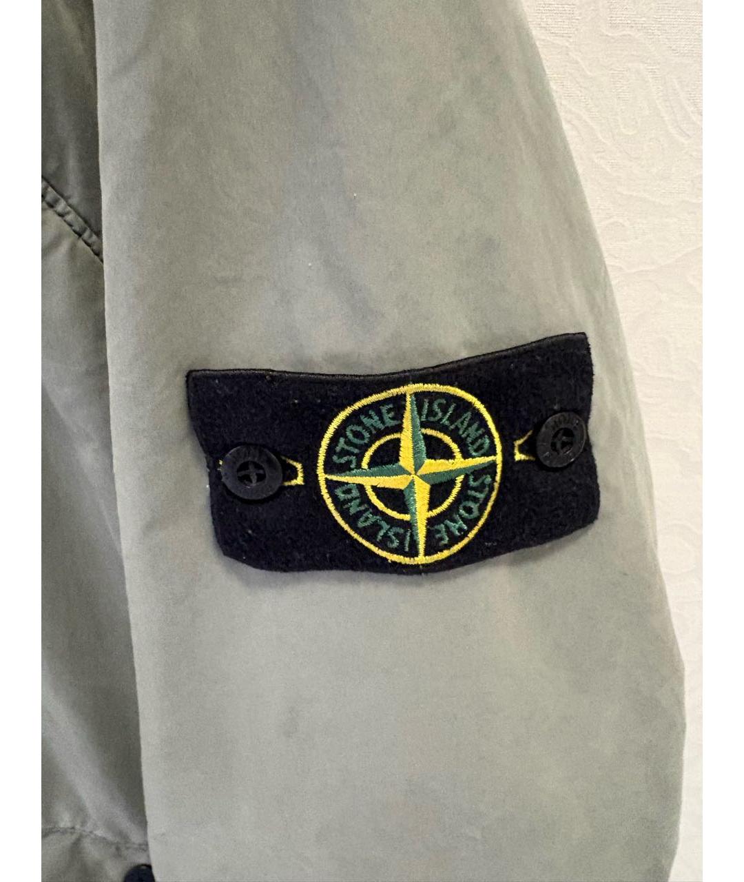 STONE ISLAND Хаки полиамидовая куртка, фото 3