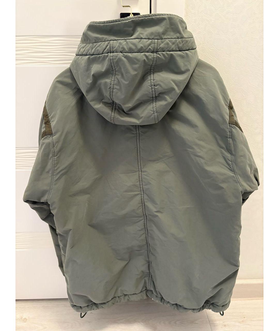 STONE ISLAND Хаки полиамидовая куртка, фото 2