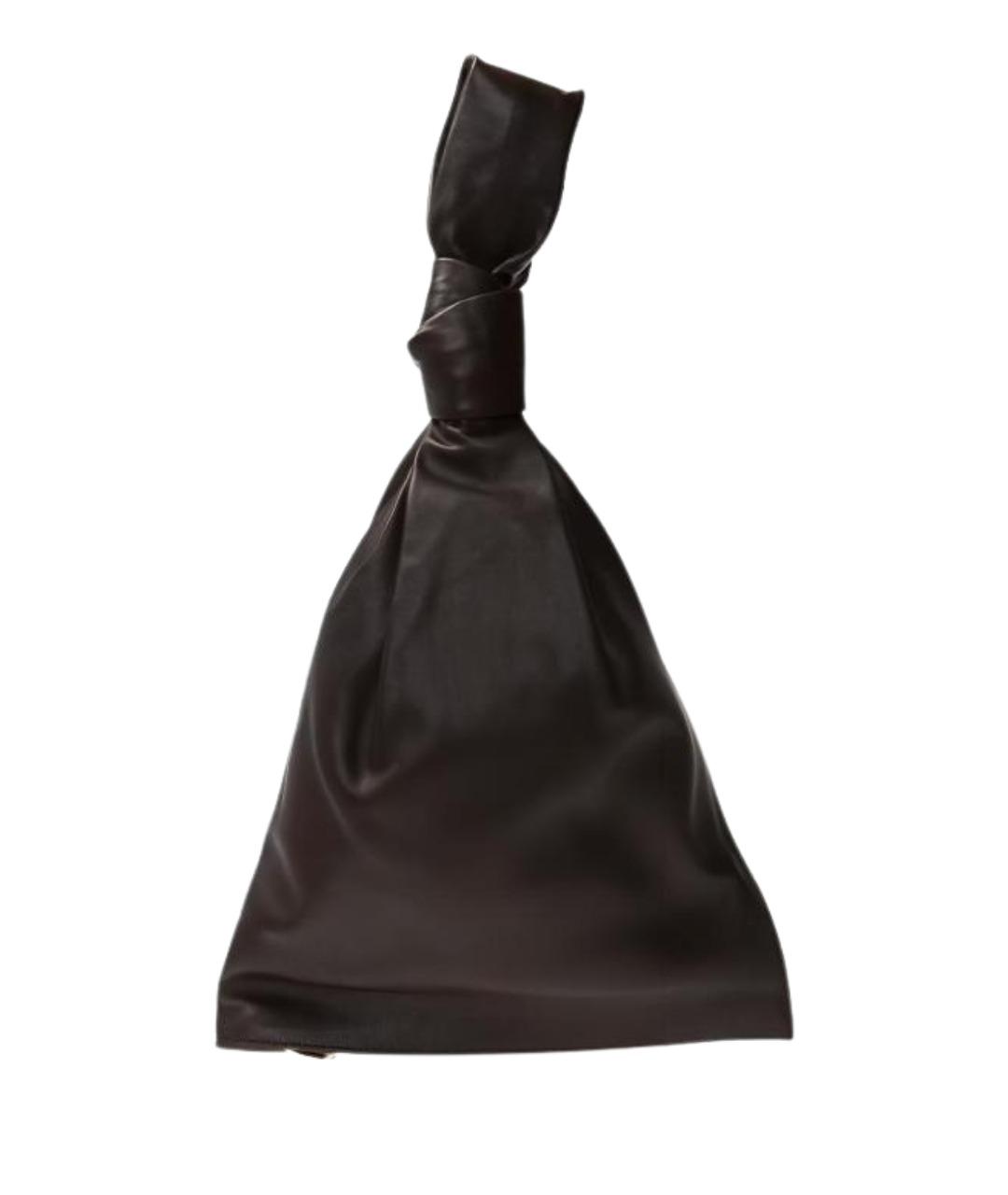 BOTTEGA VENETA Коричневая кожаная сумка через плечо, фото 1