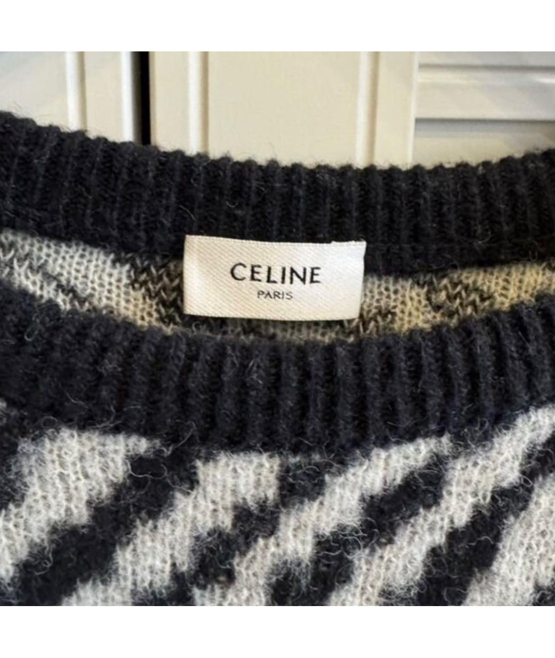CELINE Мульти шерстяной джемпер / свитер, фото 3