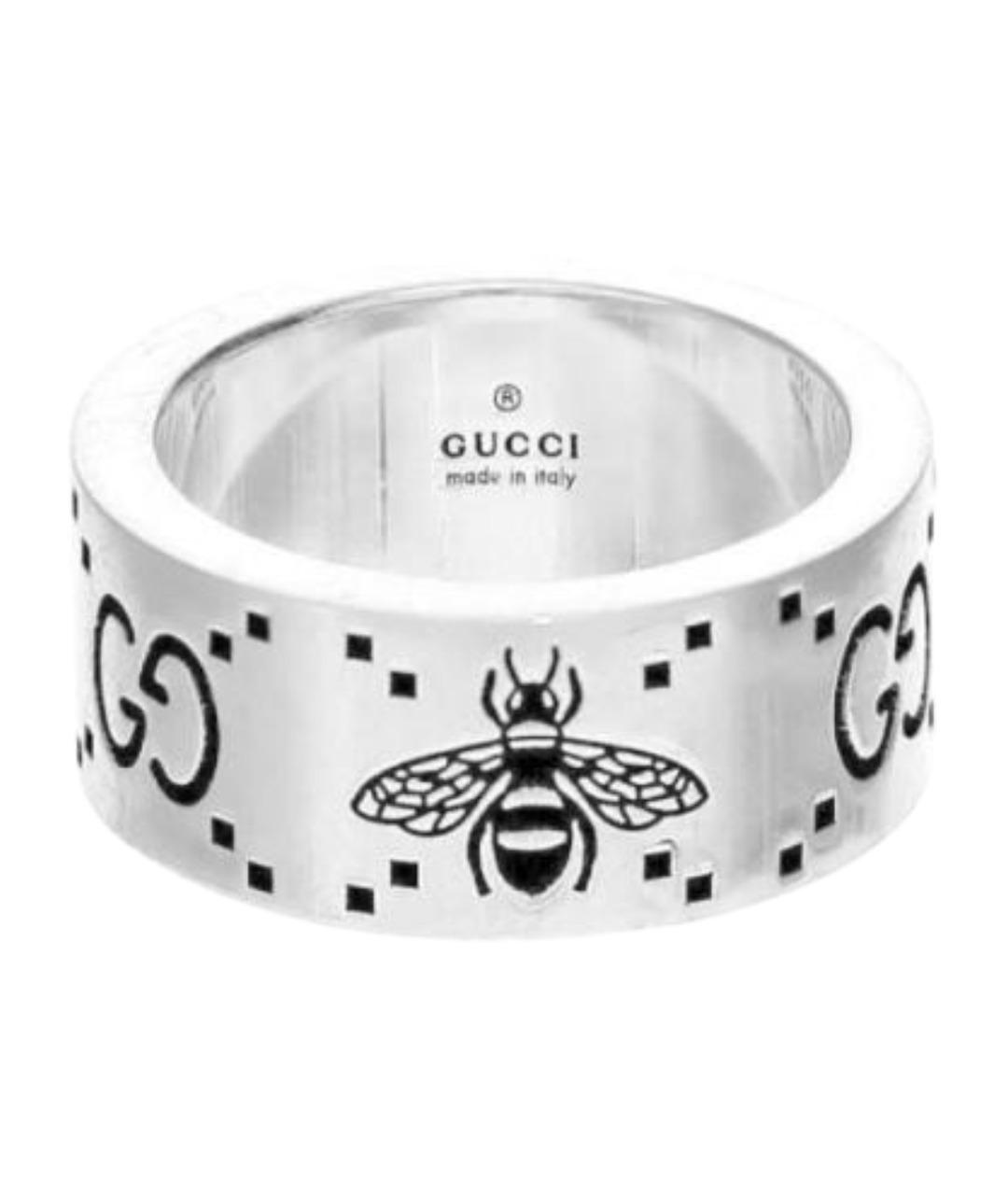 GUCCI Серебряное серебряное кольцо, фото 1