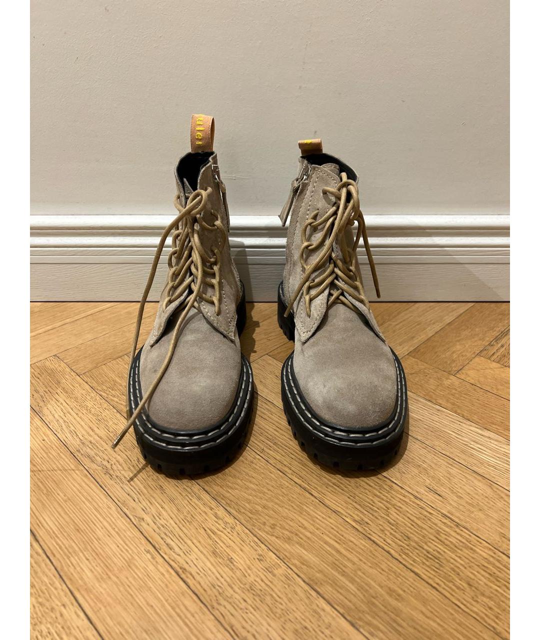 PROENZA SCHOULER Бежевые замшевые ботинки, фото 2