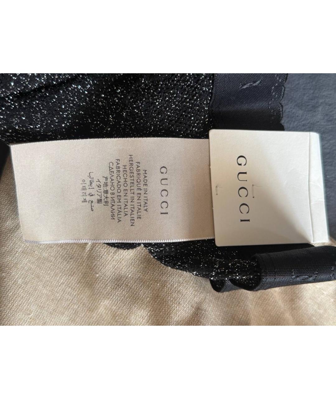 GUCCI Черные носки, чулки и колготы, фото 3