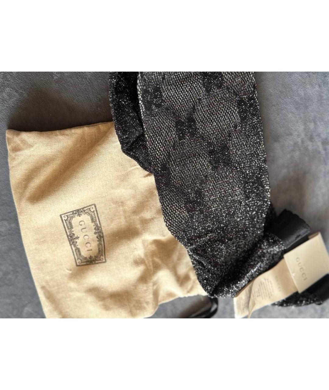 GUCCI Черные носки, чулки и колготы, фото 2