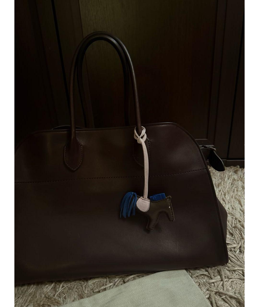 HERMES Коричневый брелок, фото 6