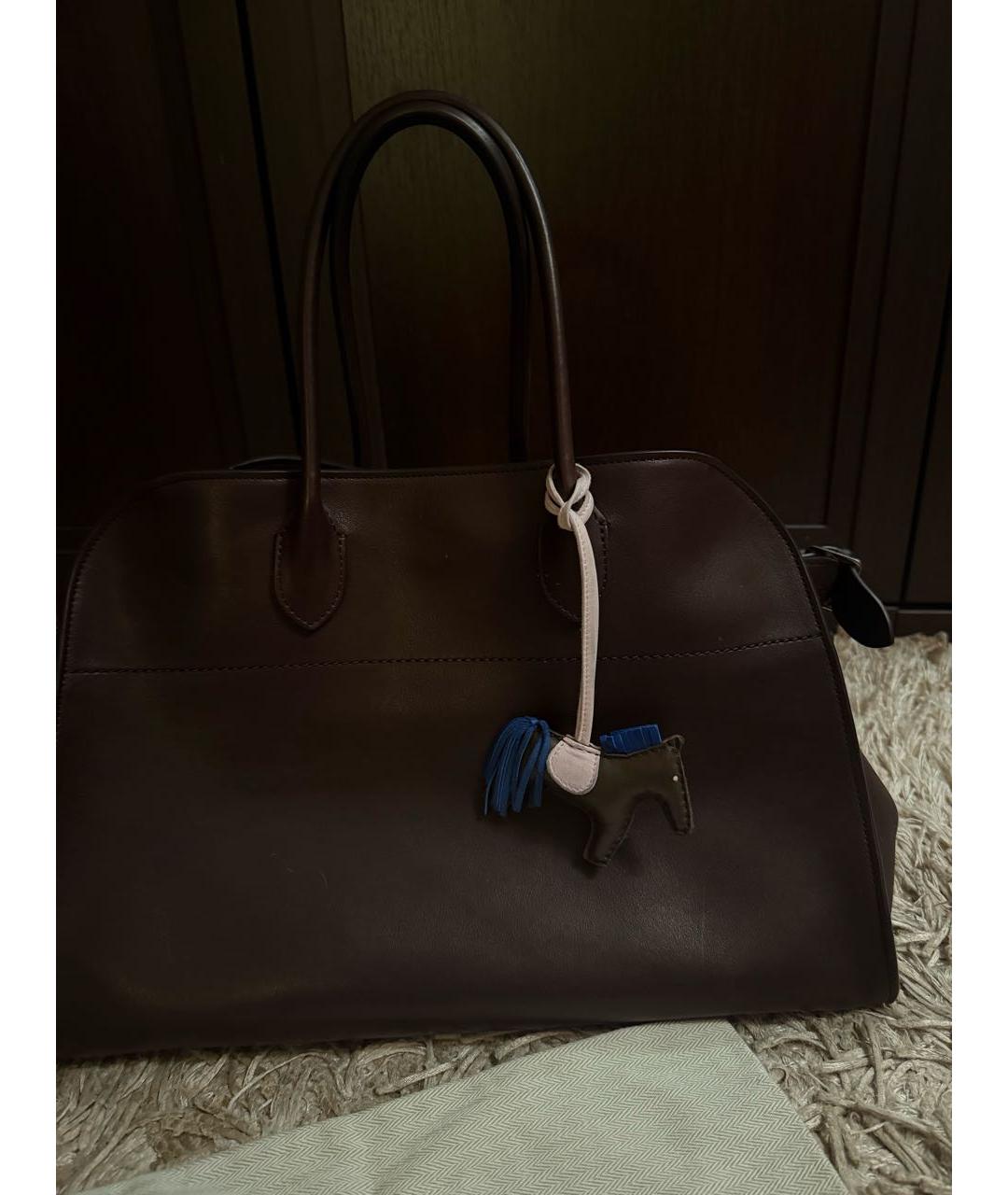 HERMES Коричневый брелок, фото 7