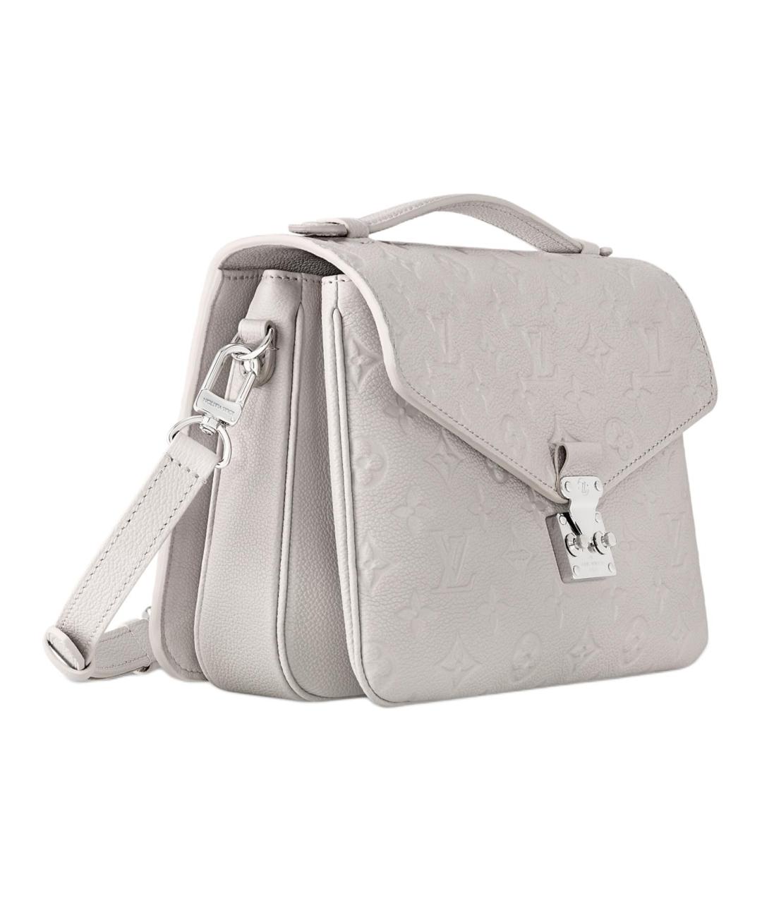 LOUIS VUITTON Белая кожаная сумка через плечо, фото 2