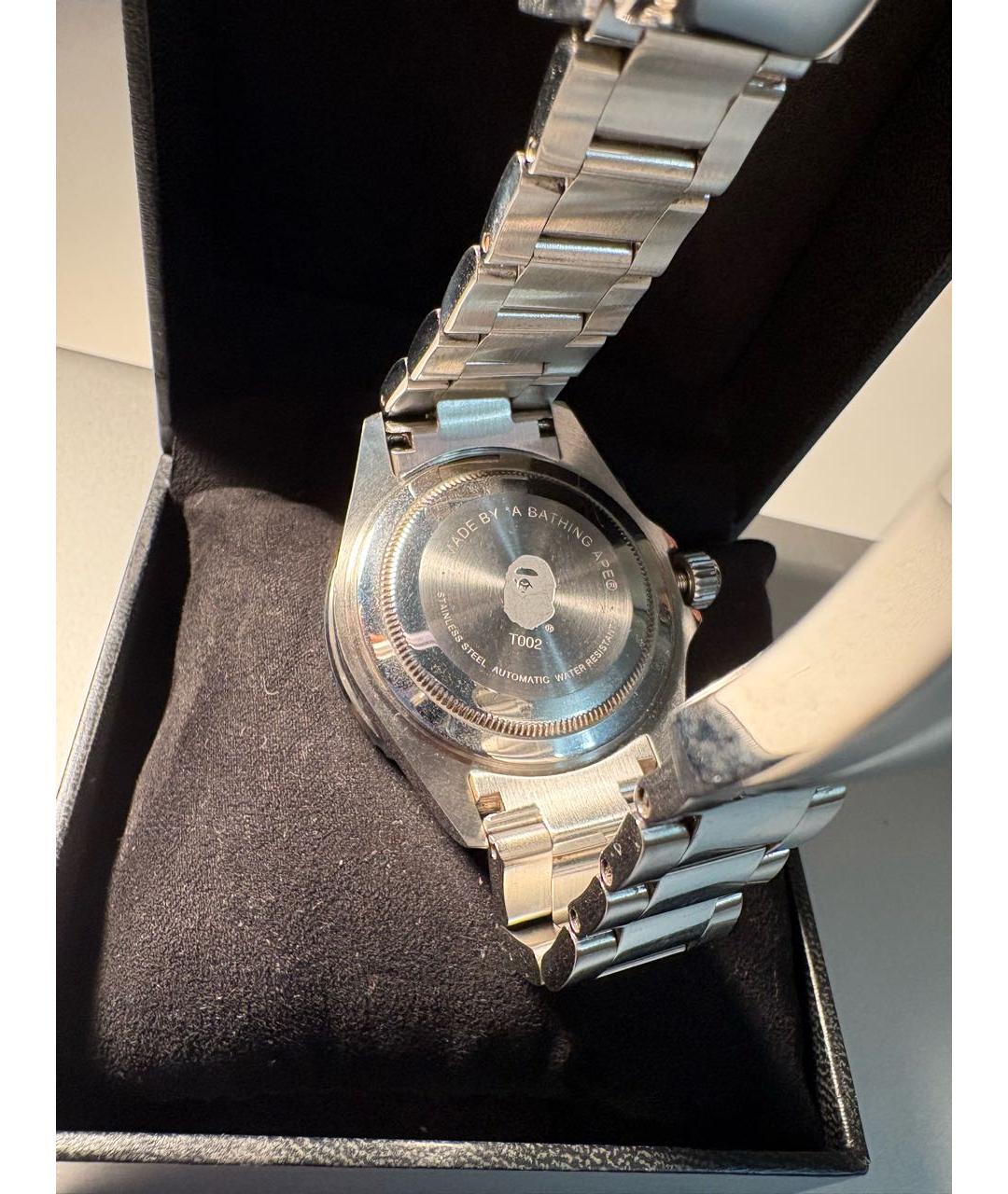 BAPE Серебряные часы, фото 5