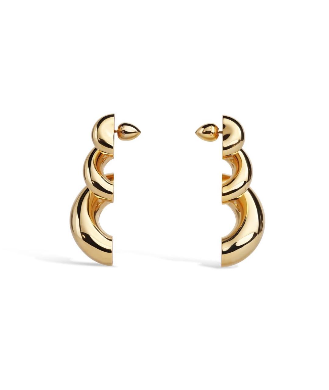 ALAIA Золотые латунные серьги, фото 3