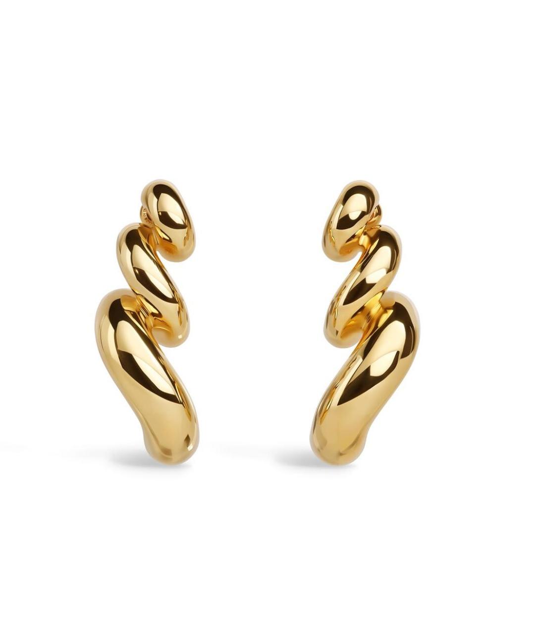 ALAIA Золотые латунные серьги, фото 1