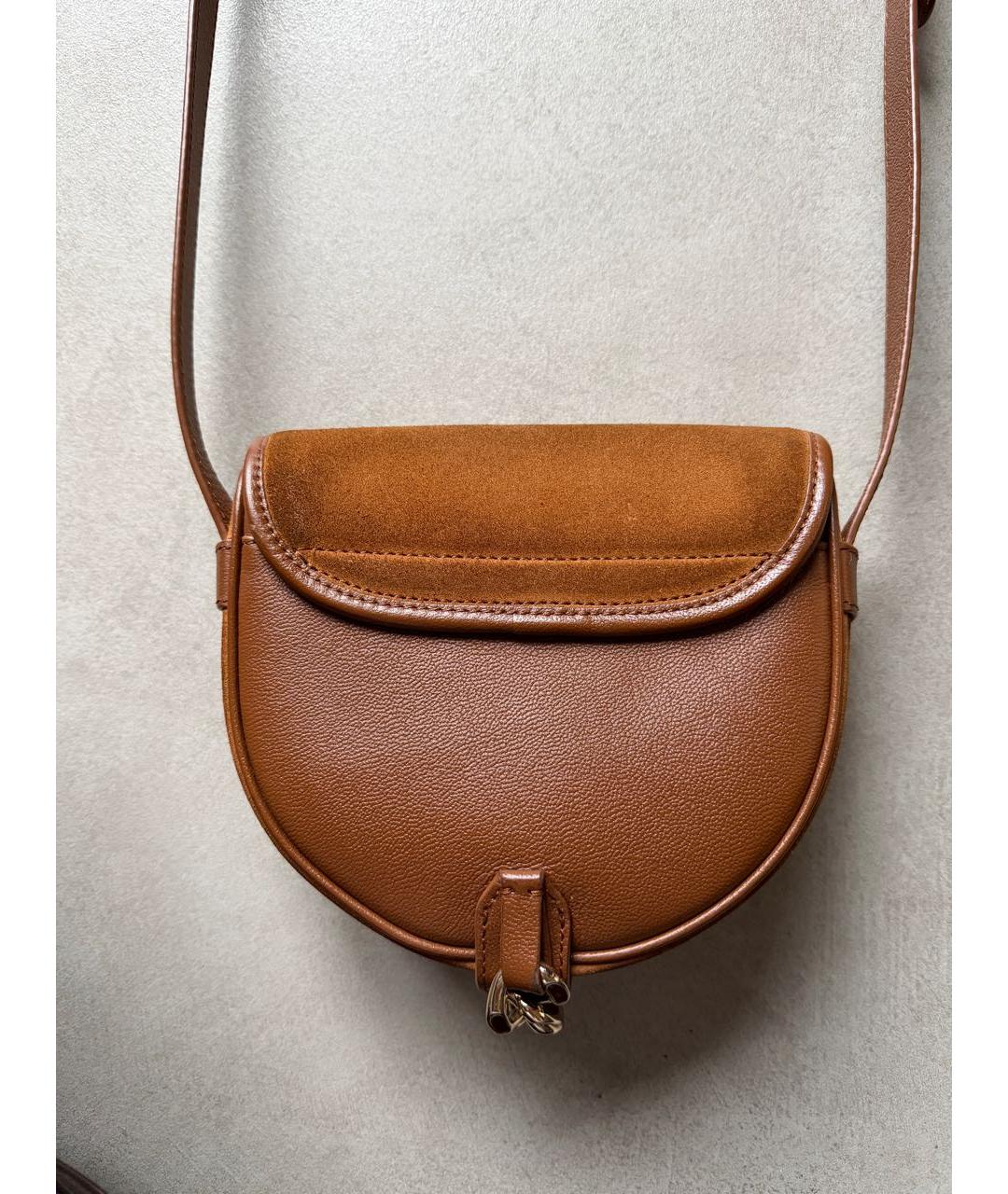 SEE BY CHLOE Коричневая замшевая сумка через плечо, фото 3