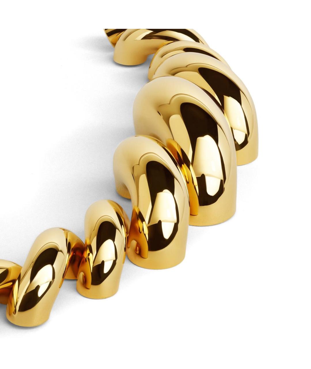 ALAIA Золотой латунный браслет, фото 2