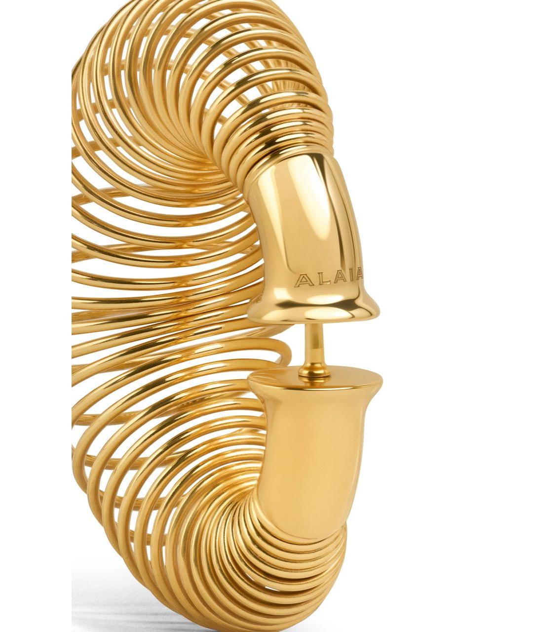ALAIA Золотые серьги, фото 2