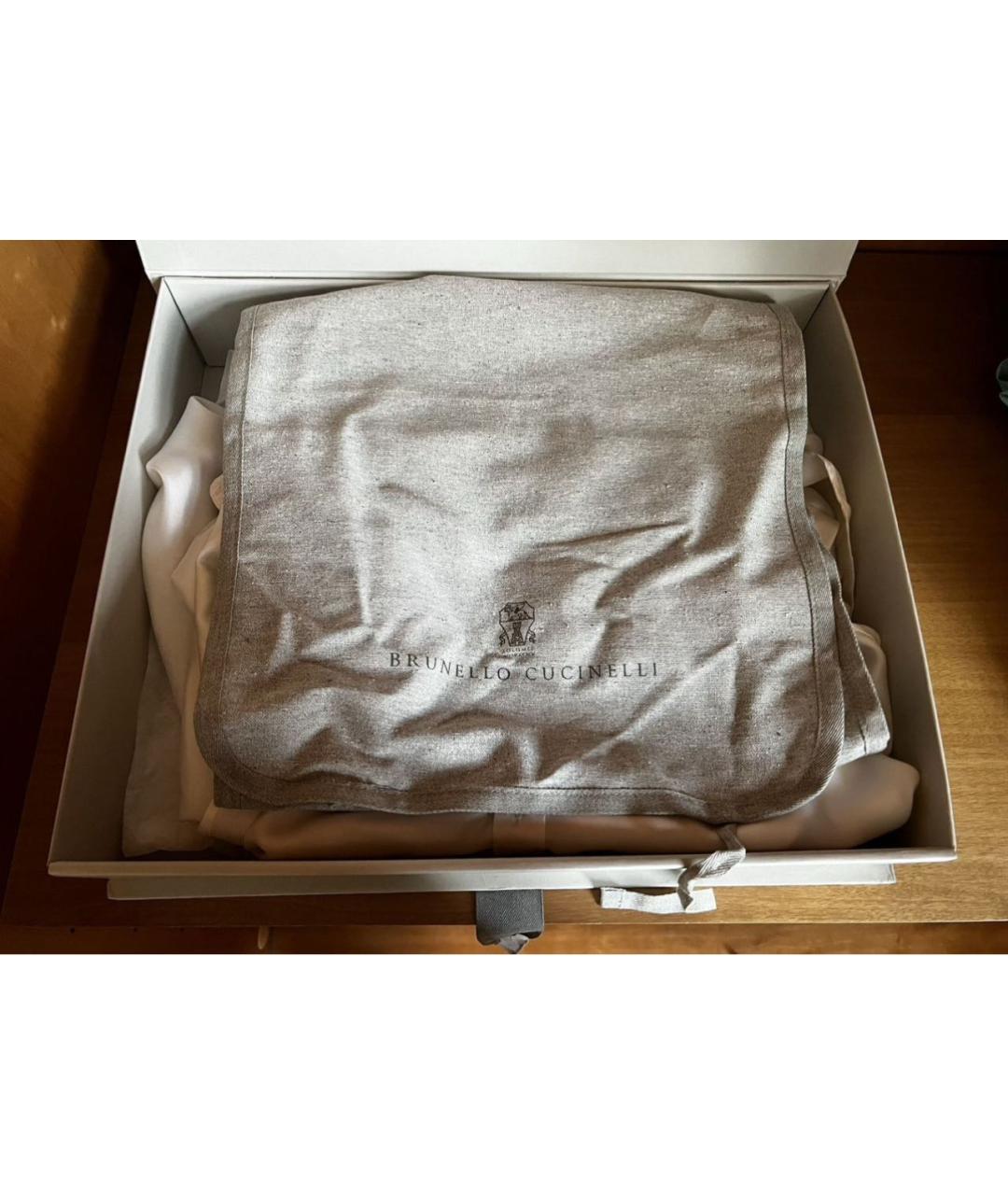 BRUNELLO CUCINELLI Белая шелковая рубашка, фото 4