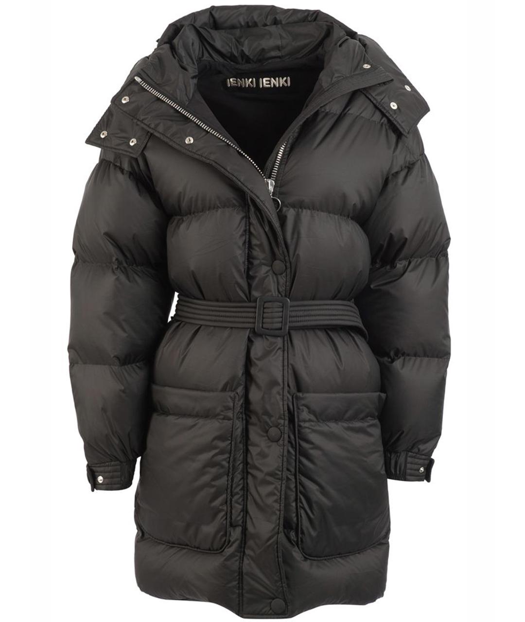IENKI IENKI Черный полиэстеровый пуховик, фото 1