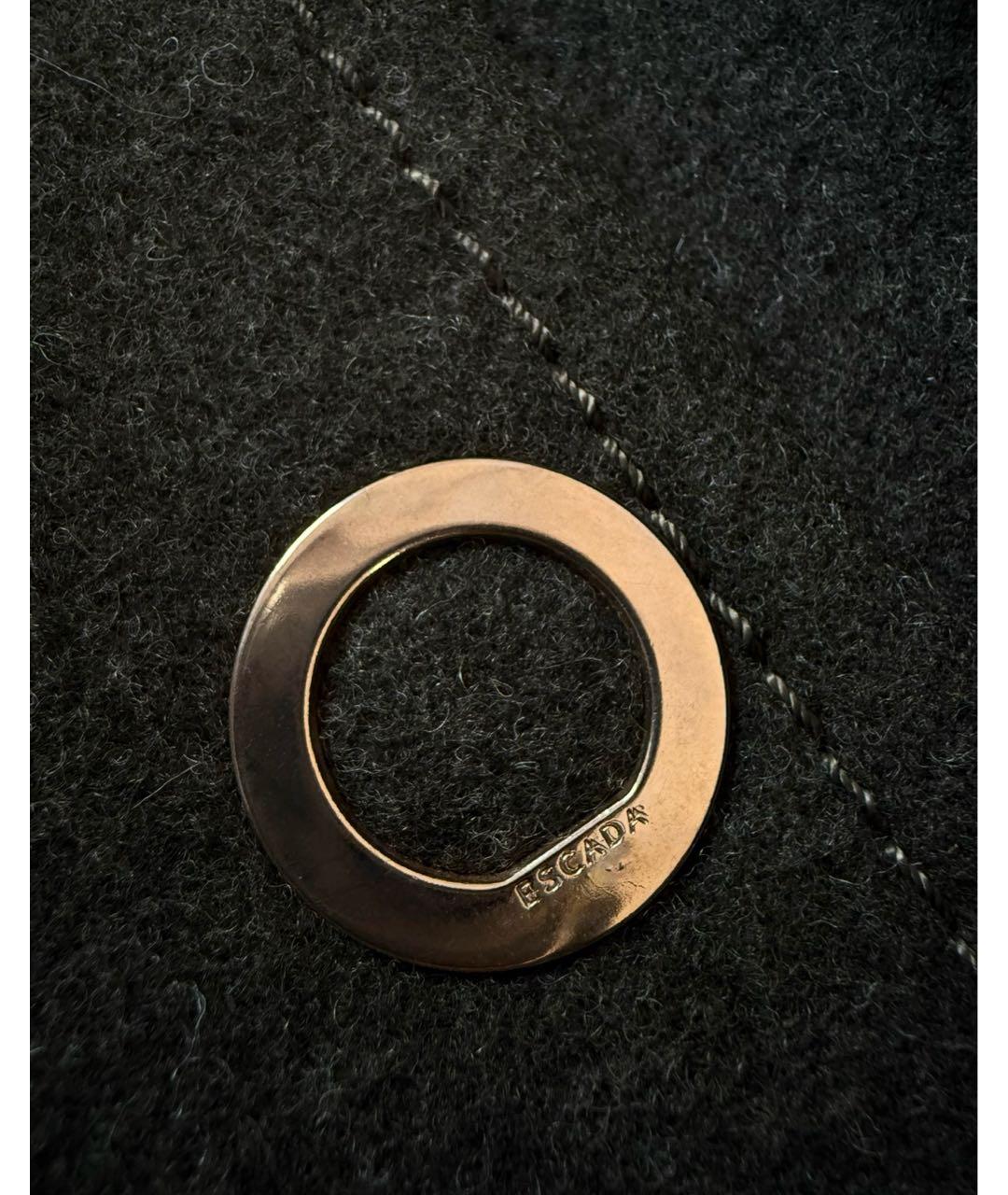 ESCADA Хаки шерстяное пальто, фото 4