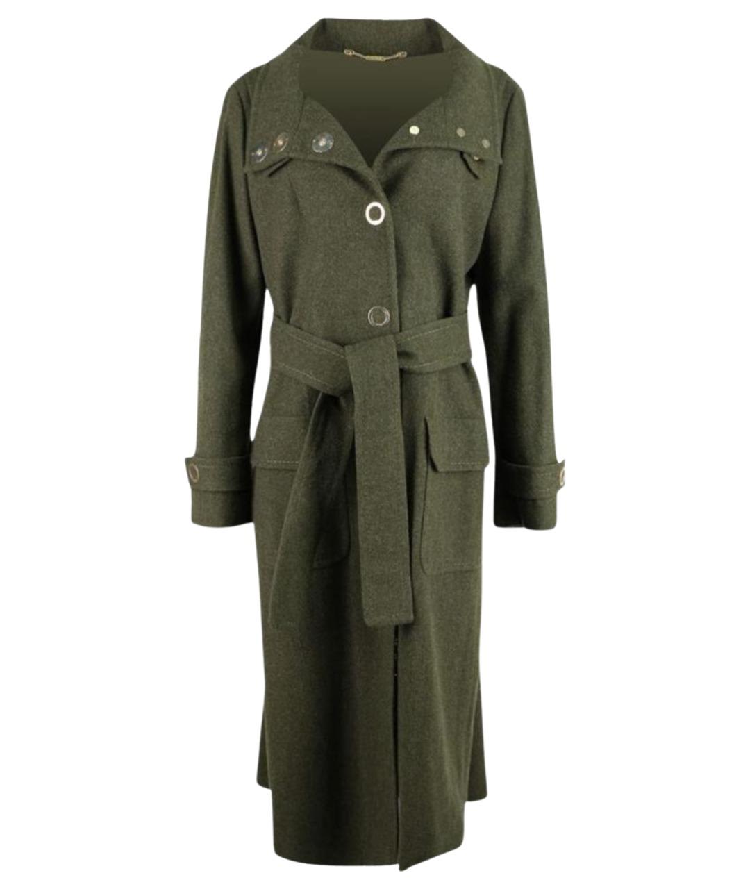 ESCADA Хаки шерстяное пальто, фото 1