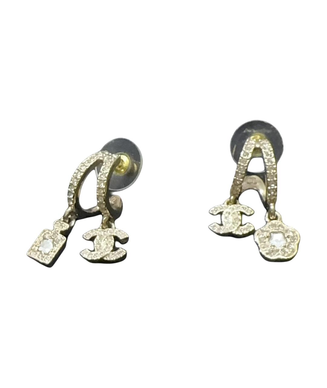 CHANEL Золотые серьги, фото 1