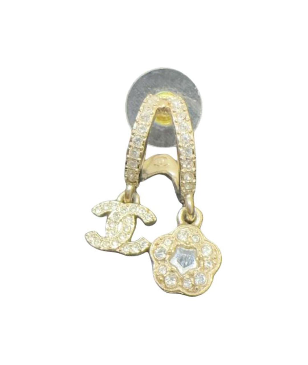 CHANEL Золотые серьги, фото 2