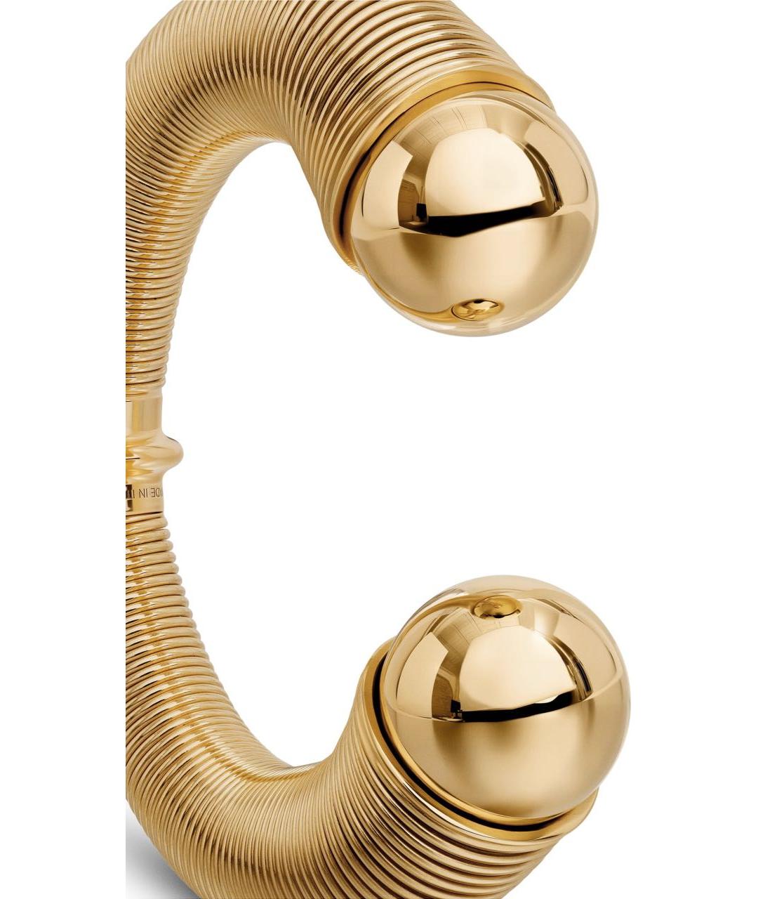 ALAIA Золотой латунный браслет, фото 3