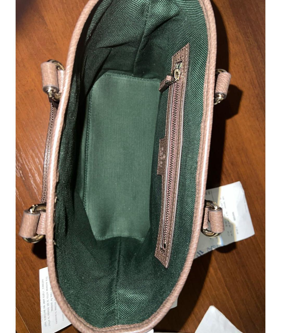 GUCCI Мульти кожаная сумка с короткими ручками, фото 4