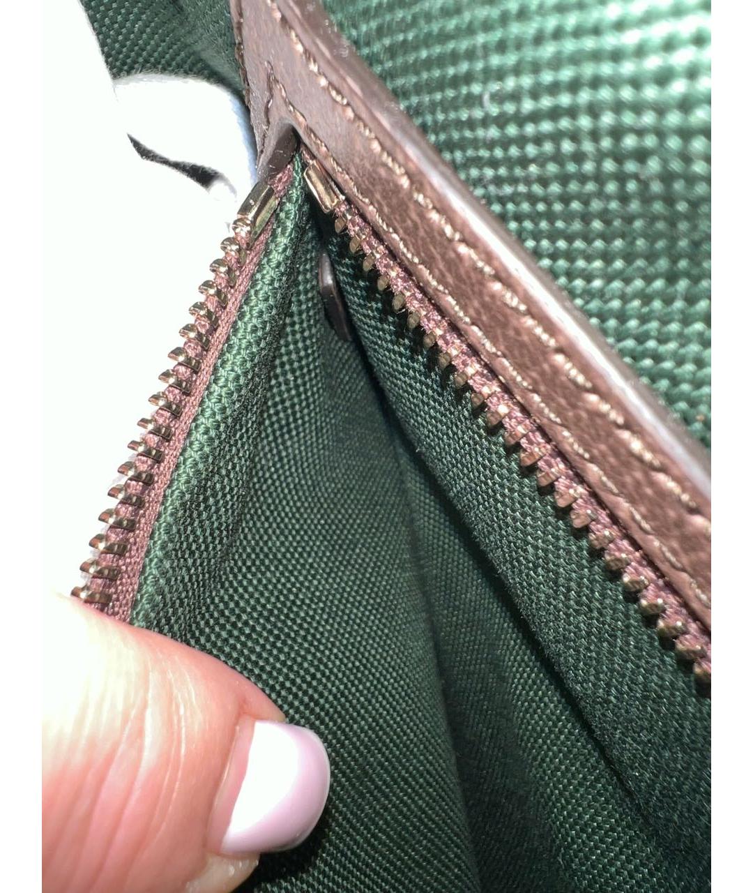 GUCCI Мульти кожаная сумка с короткими ручками, фото 7