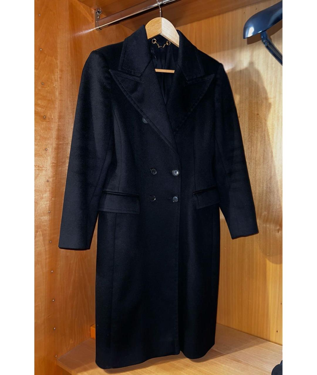 GUCCI Черное шерстяное пальто, фото 5