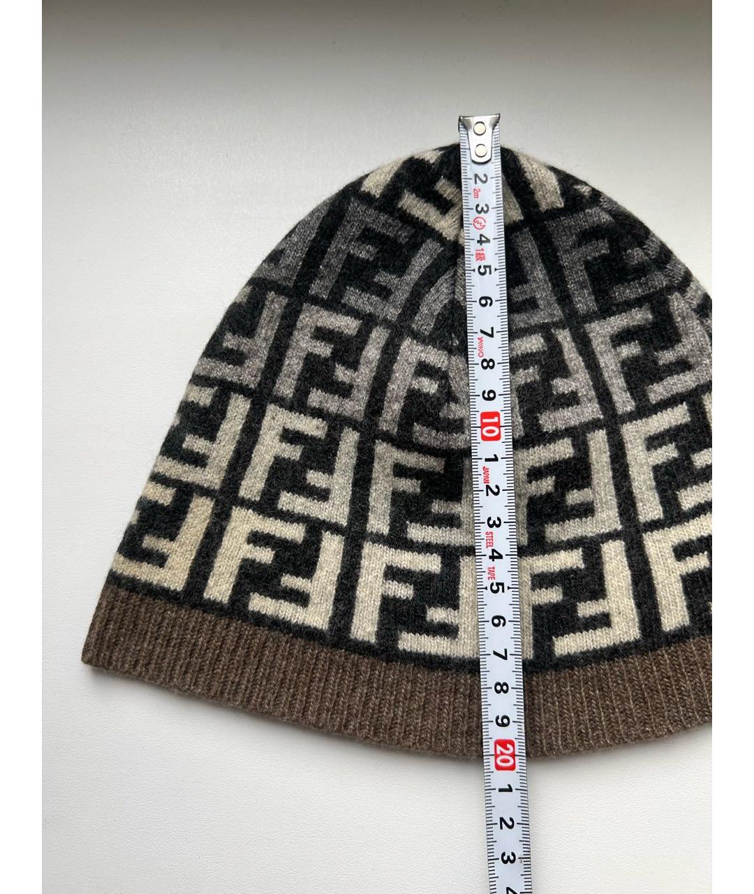 FENDI Мульти шерстяная шапка, фото 7
