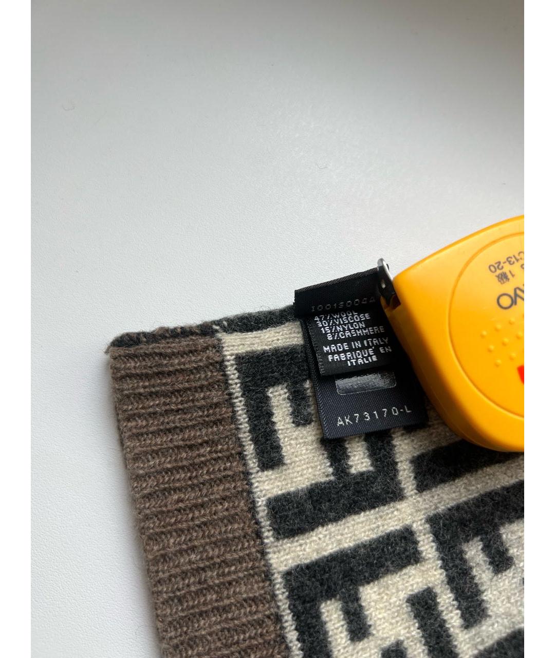 FENDI Мульти шерстяная шапка, фото 5