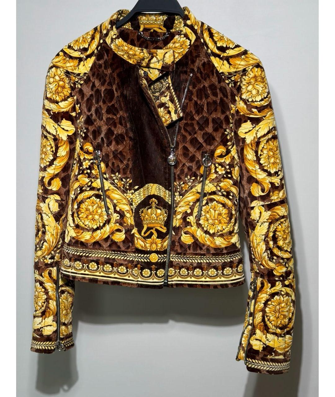 VERSACE Мульти хлопковая куртка, фото 6