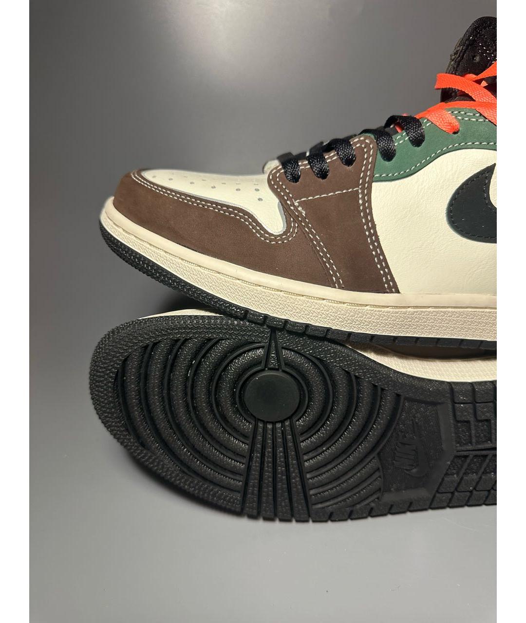 JORDAN Мульти кожаные высокие кроссовки / кеды, фото 8
