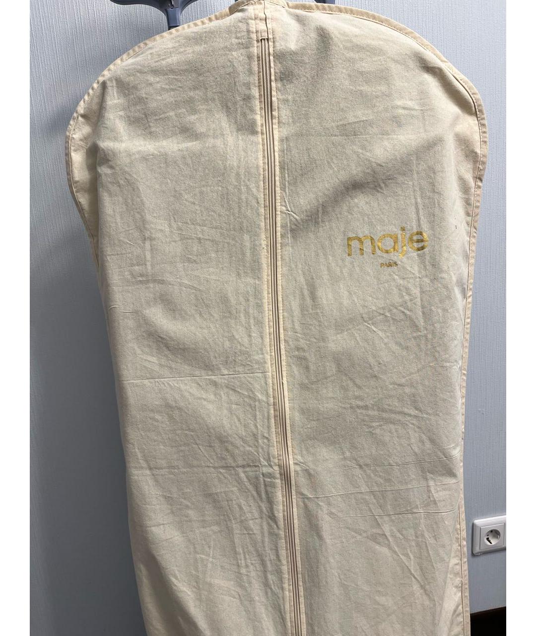 MAJE Мульти шерстяное пальто, фото 4