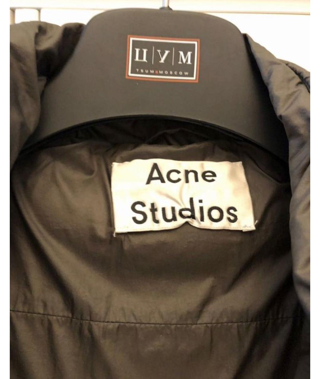 ACNE STUDIOS Хаки полиамидовый пуховик, фото 3