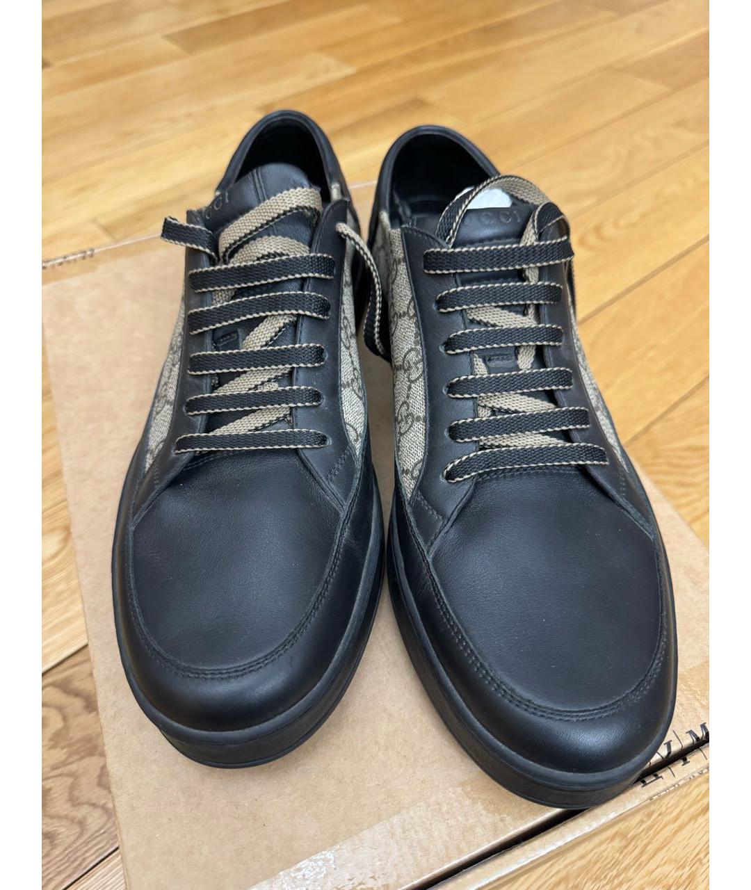 GUCCI Мульти кожаные низкие кроссовки / кеды, фото 3