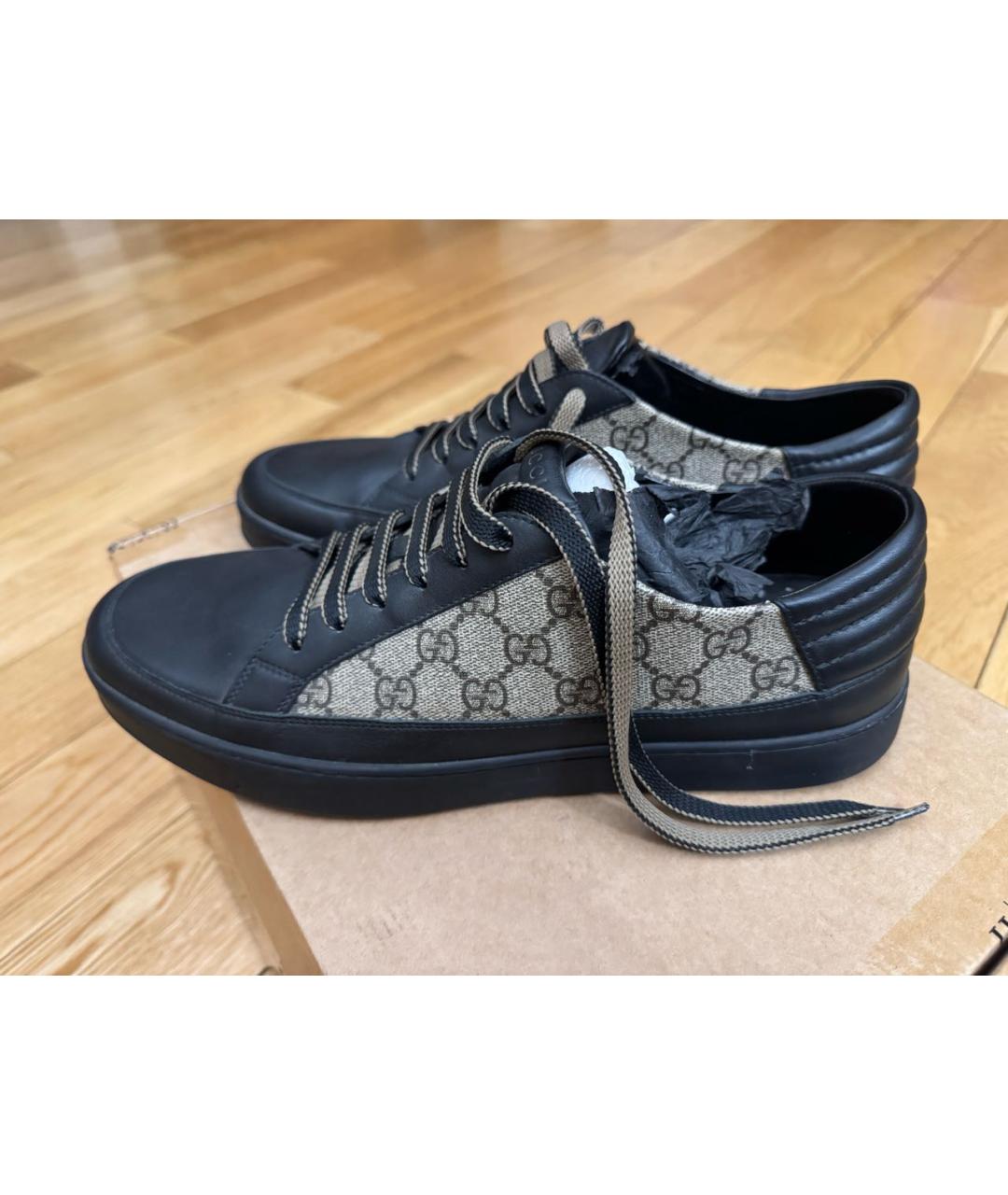 GUCCI Мульти кожаные низкие кроссовки / кеды, фото 7