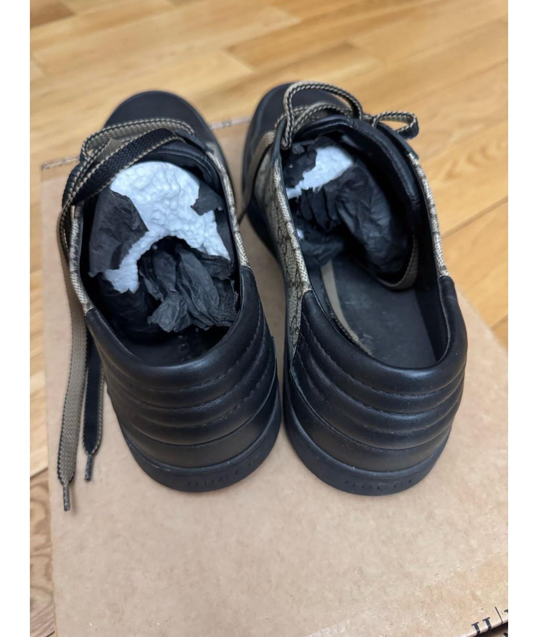 GUCCI Мульти кожаные низкие кроссовки / кеды, фото 5