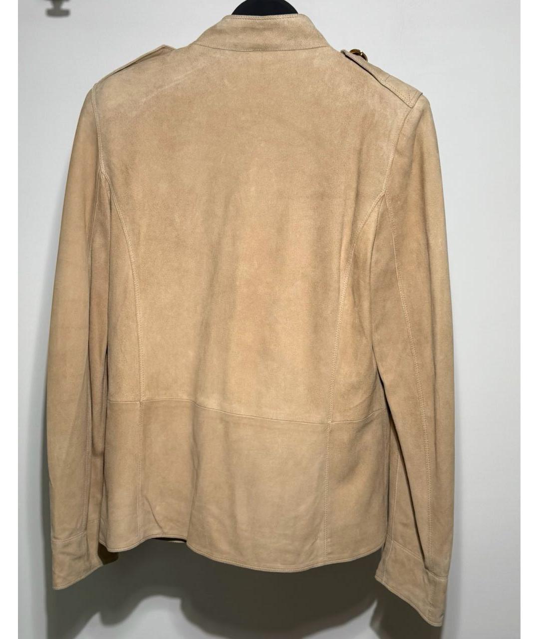 EMILIO PUCCI Бежевый замшевый жакет/пиджак, фото 2