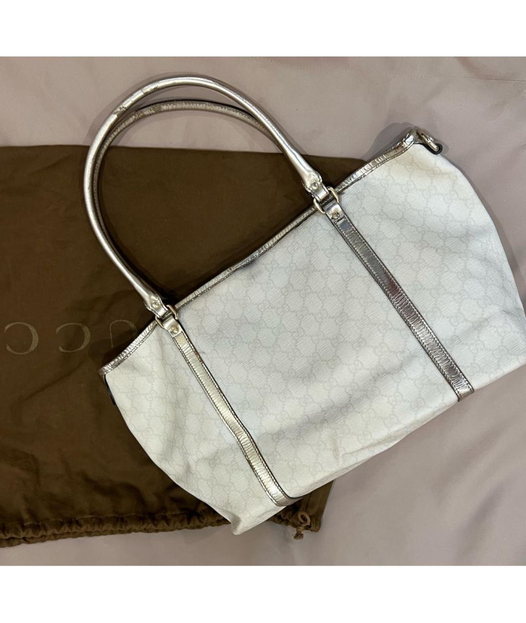 GUCCI Белая сумка с короткими ручками, фото 3