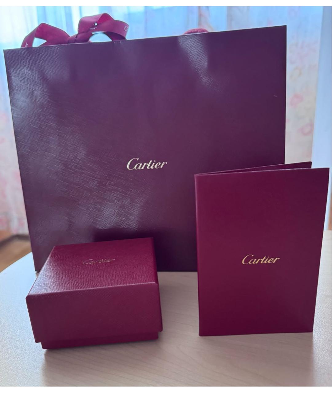CARTIER Серебряные серьги из белого золота, фото 5