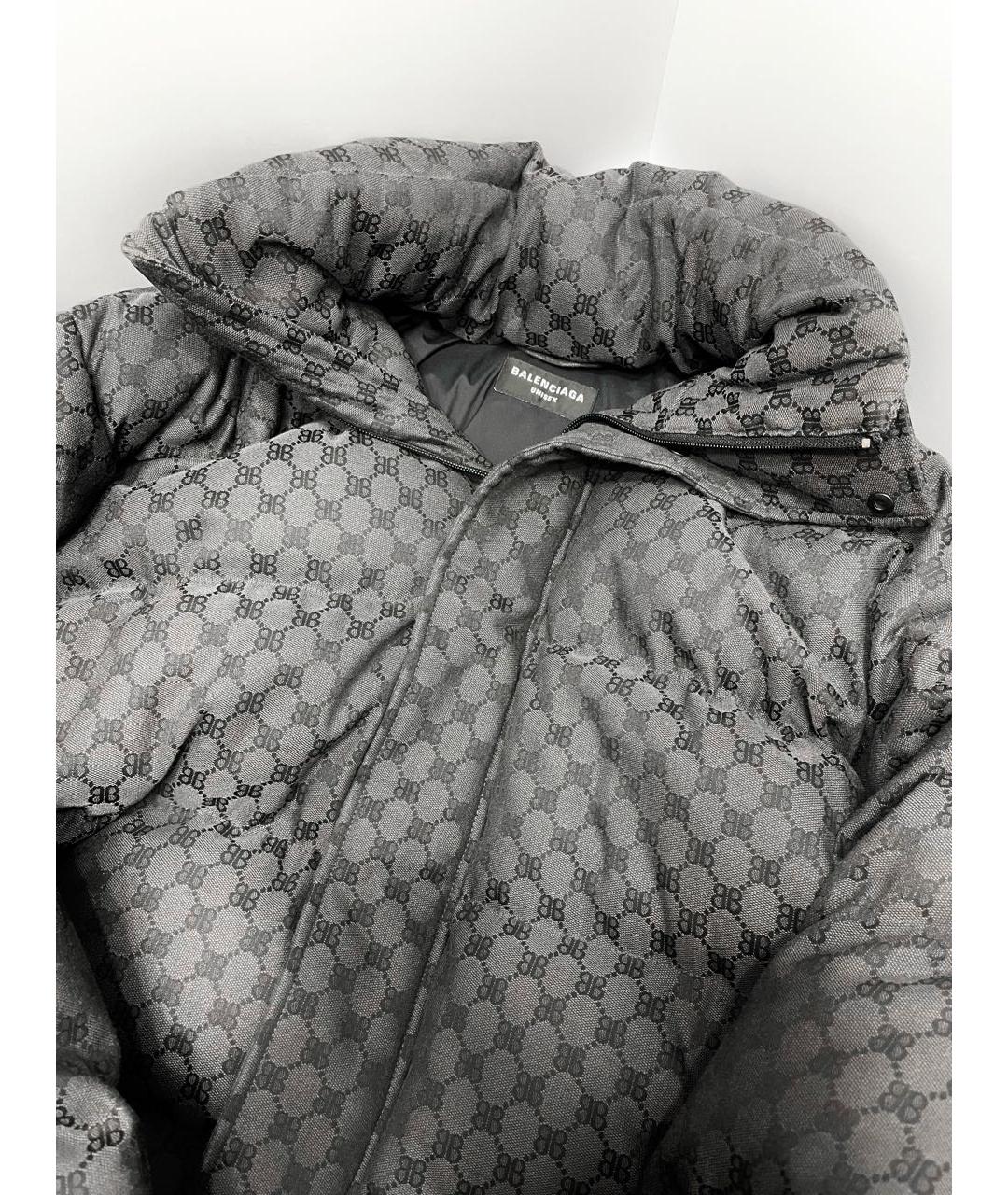 GUCCI Черный полиэстеровый пуховик, фото 5