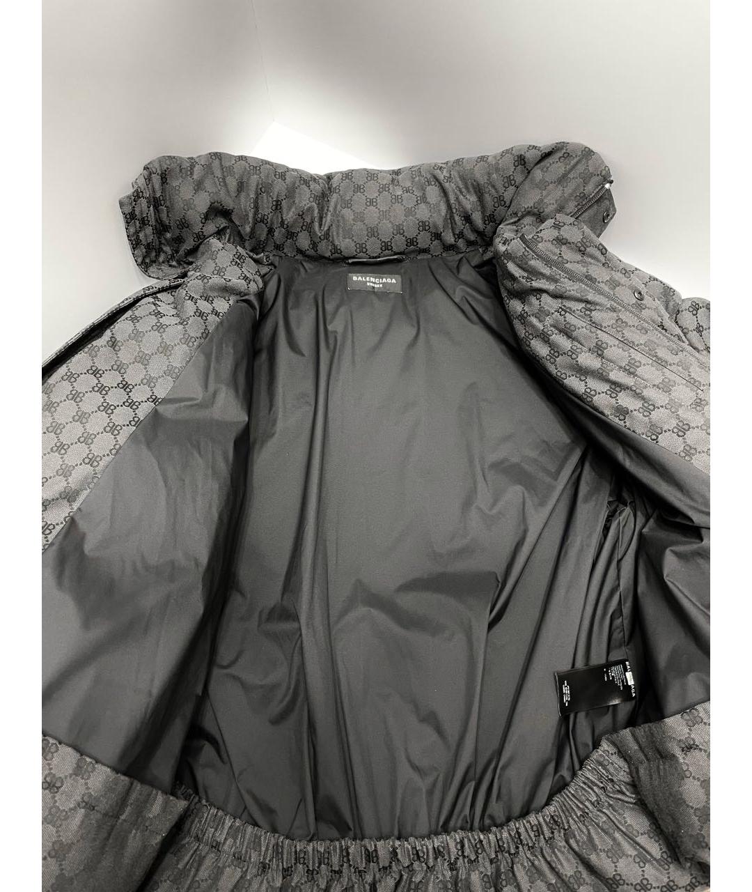 GUCCI Черный полиэстеровый пуховик, фото 4