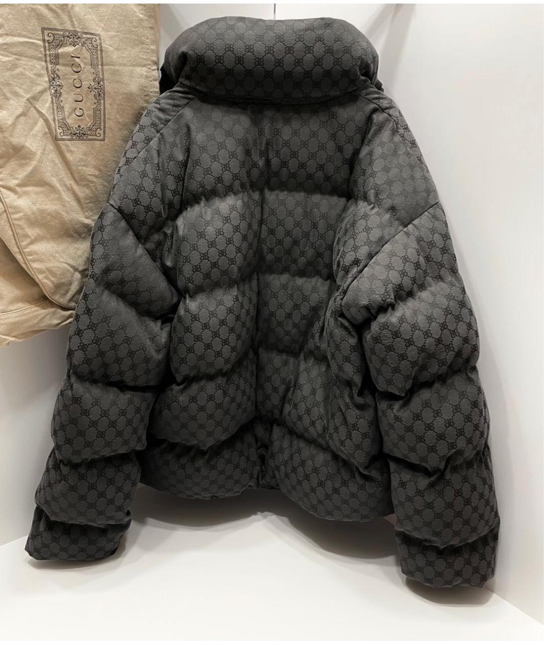 GUCCI Черный полиэстеровый пуховик, фото 3