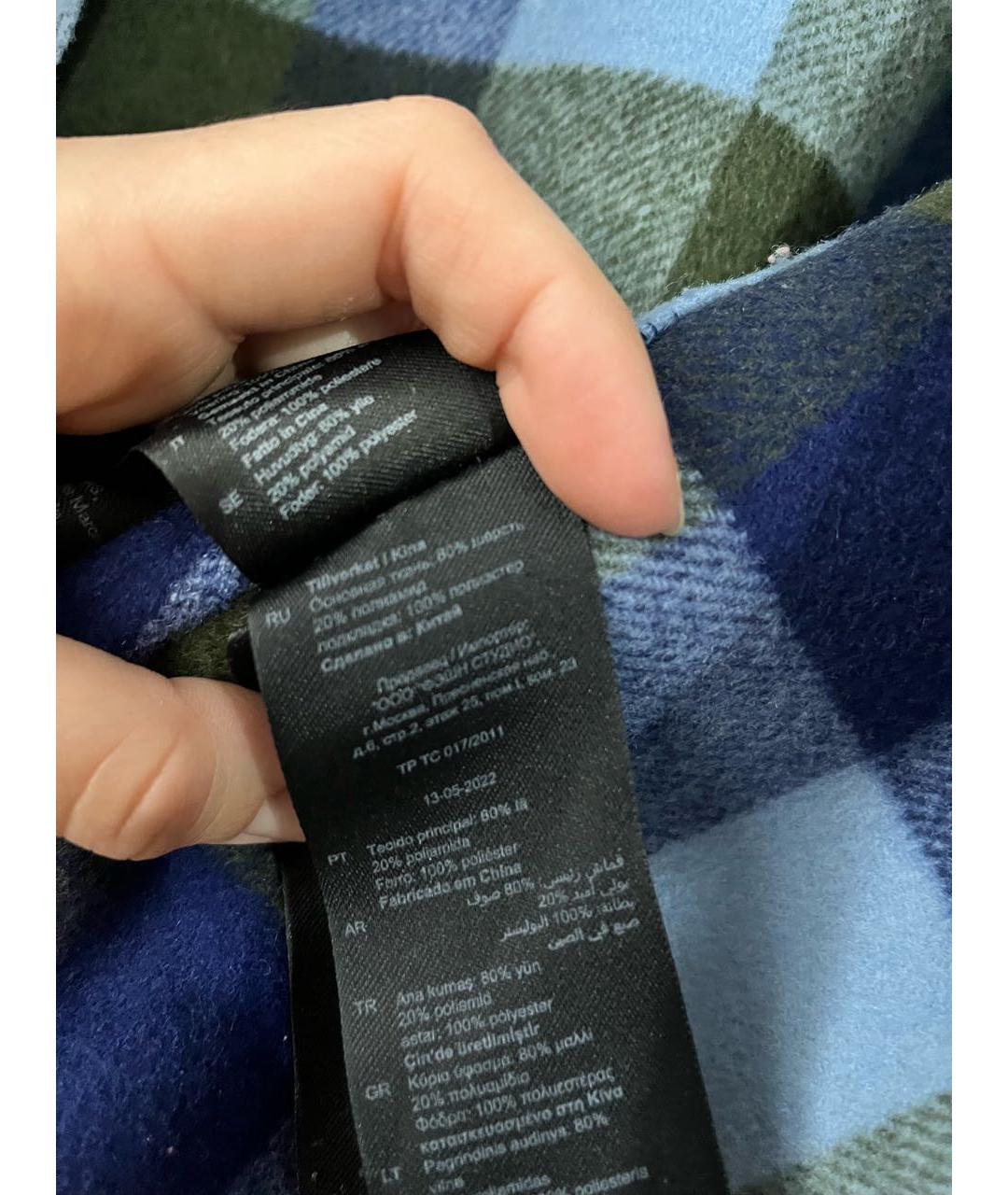 SANDRO Мульти шерстяное пальто, фото 7