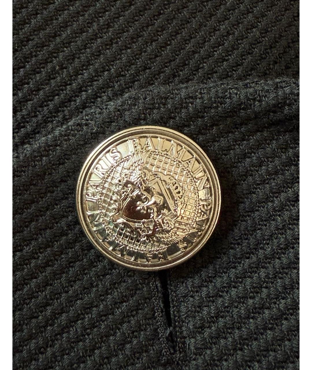 BALMAIN Черный шерстяной жакет/пиджак, фото 4