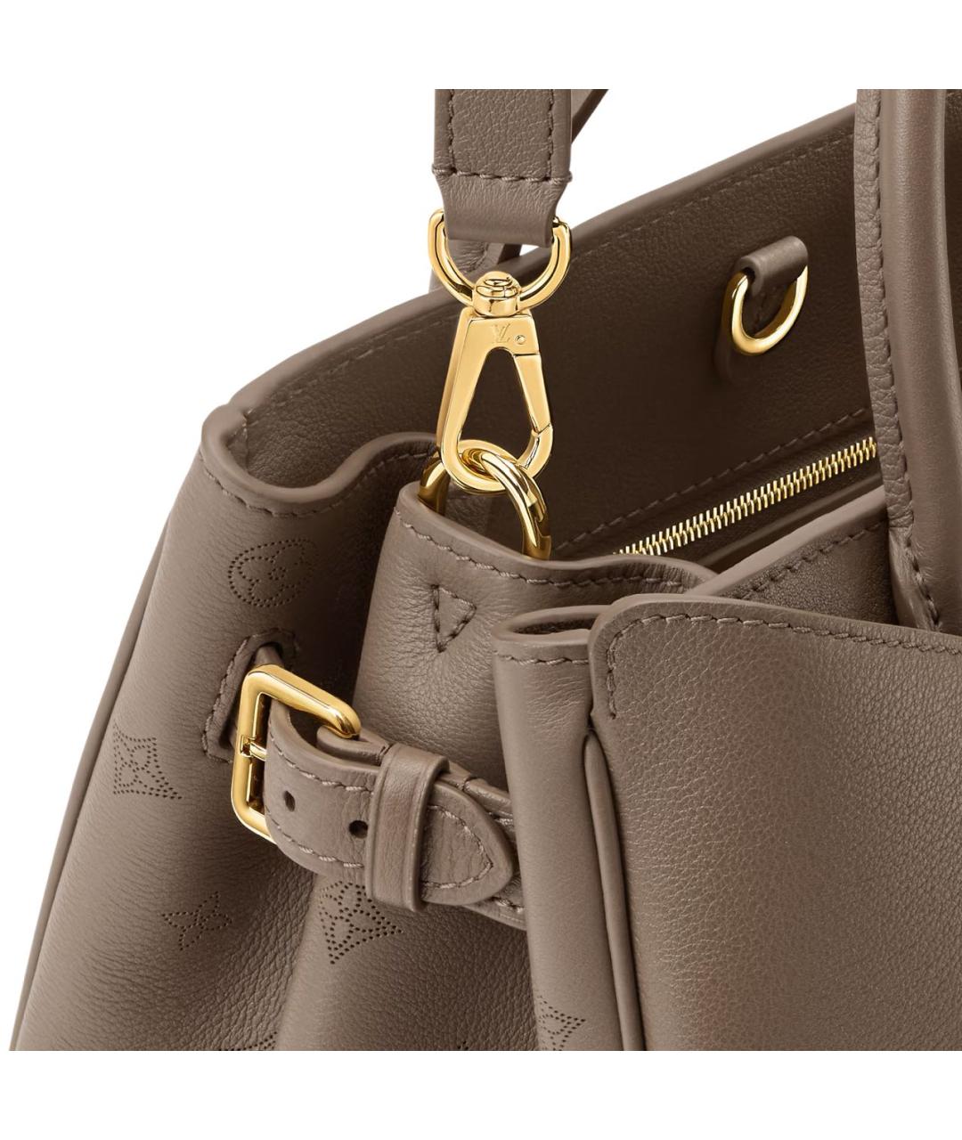 LOUIS VUITTON Коричневая кожаная сумка через плечо, фото 2