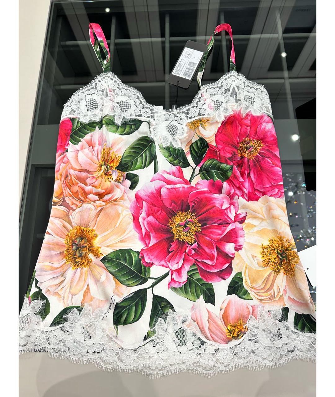 DOLCE&GABBANA Розовая шелковая блузы, фото 4