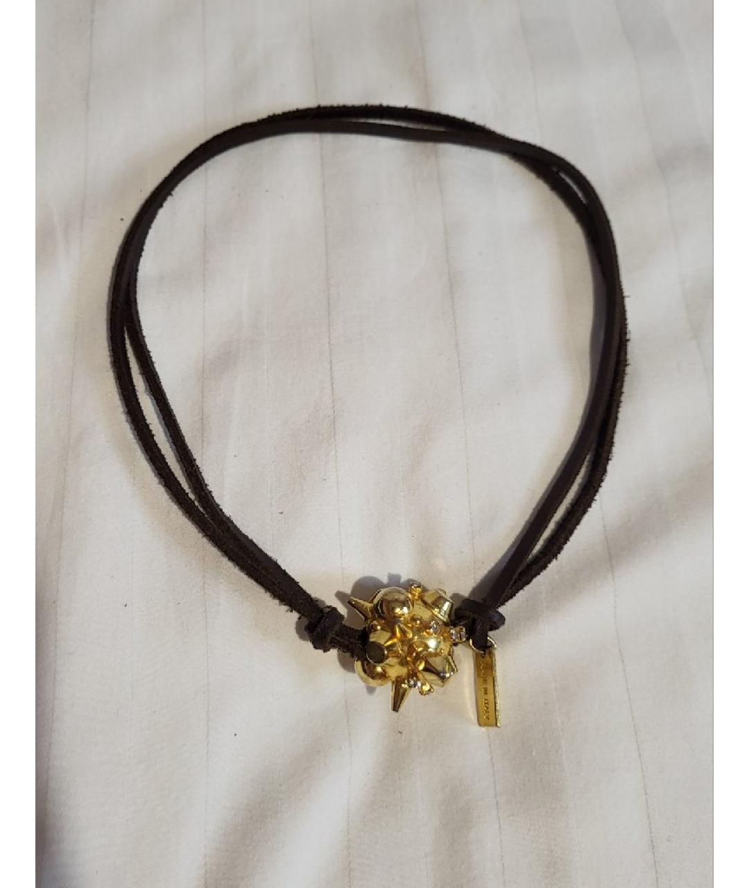 DSQUARED2 Золотое металлическое колье, фото 10