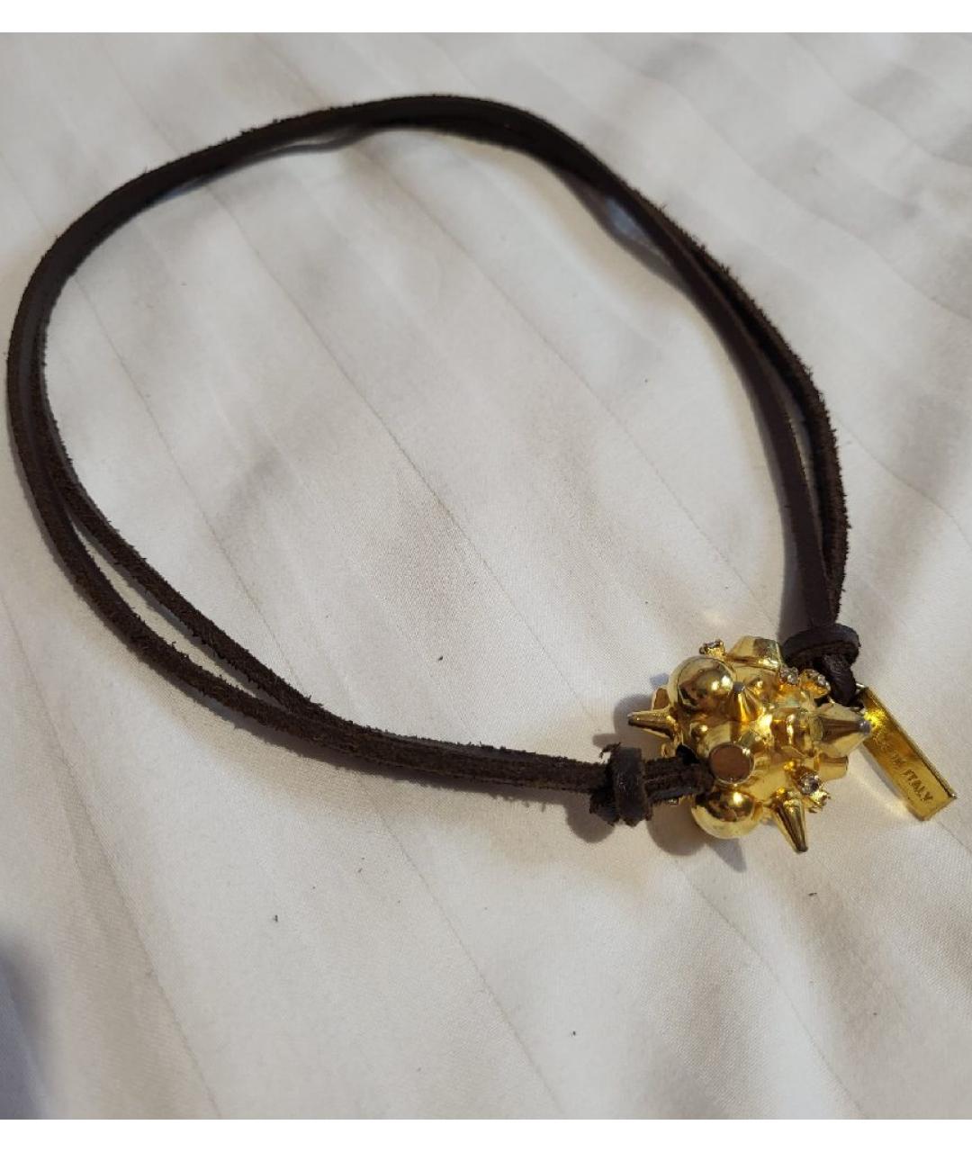 DSQUARED2 Золотое металлическое колье, фото 2